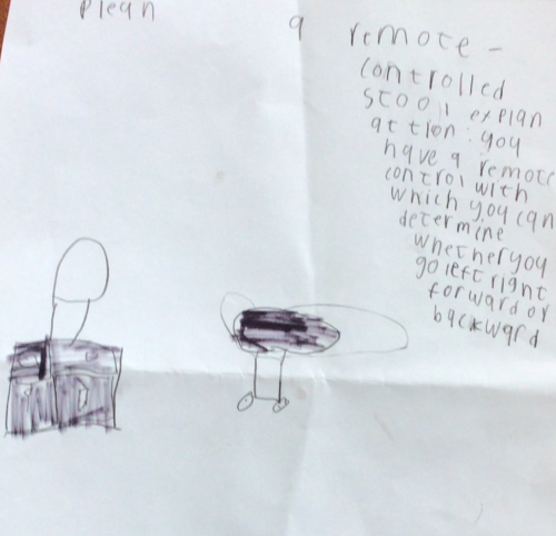 Remote Controlled Stool : Little Inventors